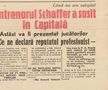 Schaffer a sosit în București la începutul lui februarie 1940