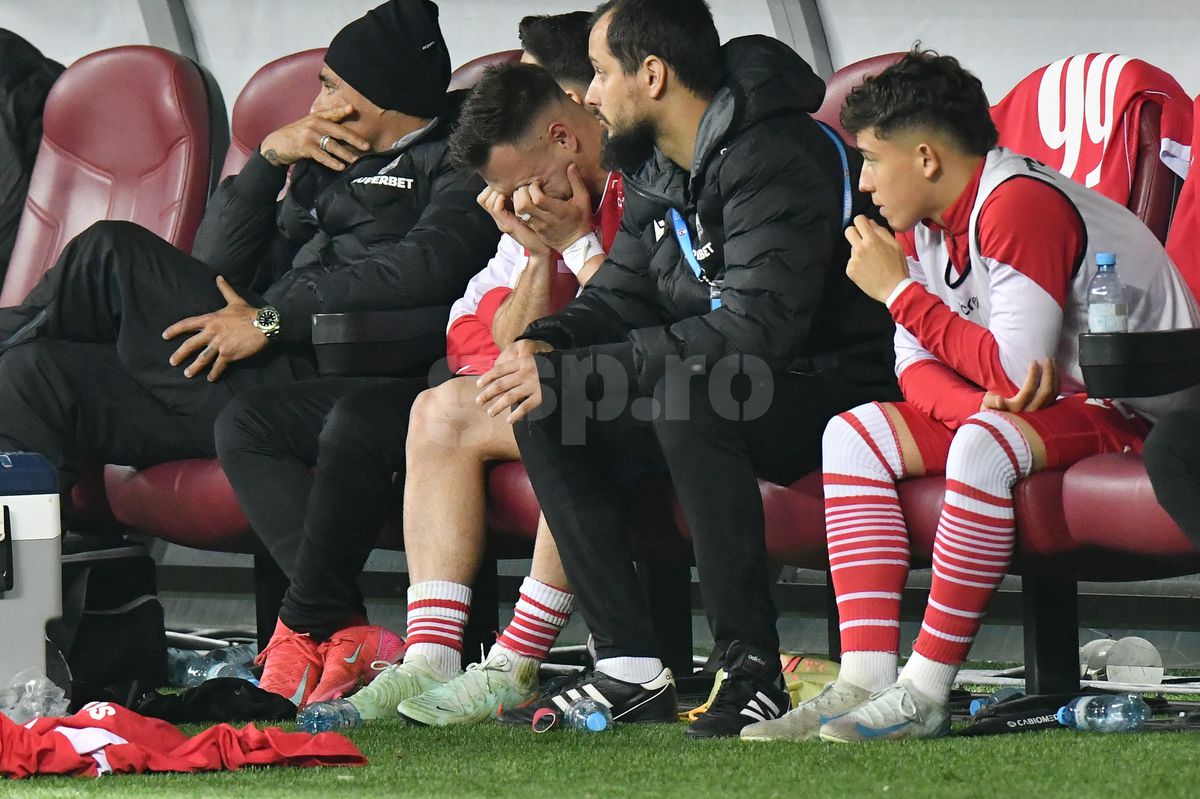Dinamo a făcut implozie în 10 minute cu FCSB » Dărâmat, Politic a izbucnit în lacrimi pe margine