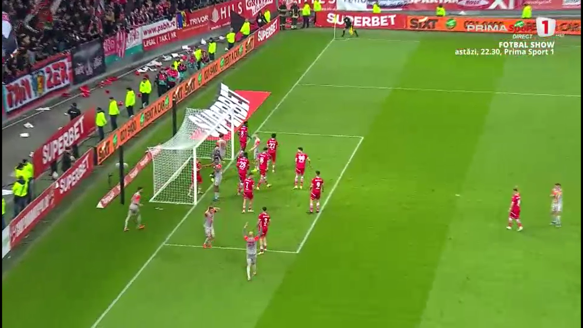 Fază controversată în Dinamo - FCSB