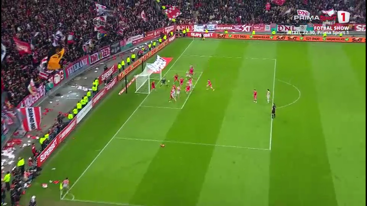 Fază controversată în Dinamo - FCSB