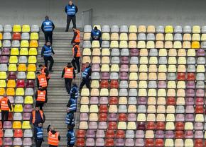 Dinamo - FCSB, Derby de România în etapa a 2-a din play-off » Autocarul lui Dinamo a sosit la stadion