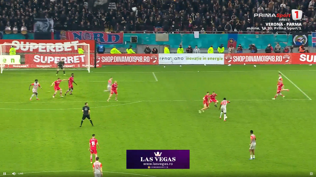 Golul lui Alhassan în Dinamo - FCSB