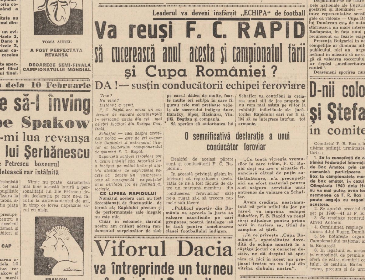 Alfred Schaffer, fost antrenor la Rapid, campion cu AS Roma
