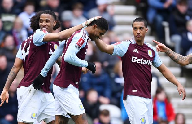 Marcus Rashford a spart gheața la Aston Villa » Atacantul englez a reușit o „dublă” și trupa lui Unai Emery s-a calificat în semifinalele FA Cup