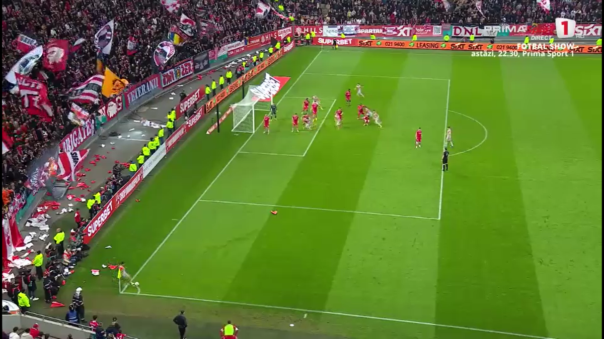 Fază controversată în Dinamo - FCSB