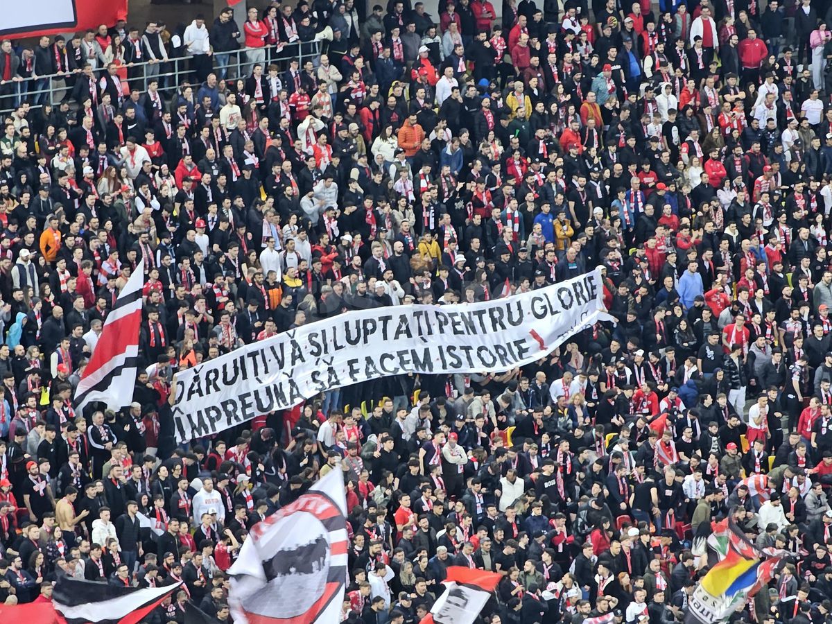 Dinamo - FCSB, imagini dinainte de meci + mesaje afișate în stadion