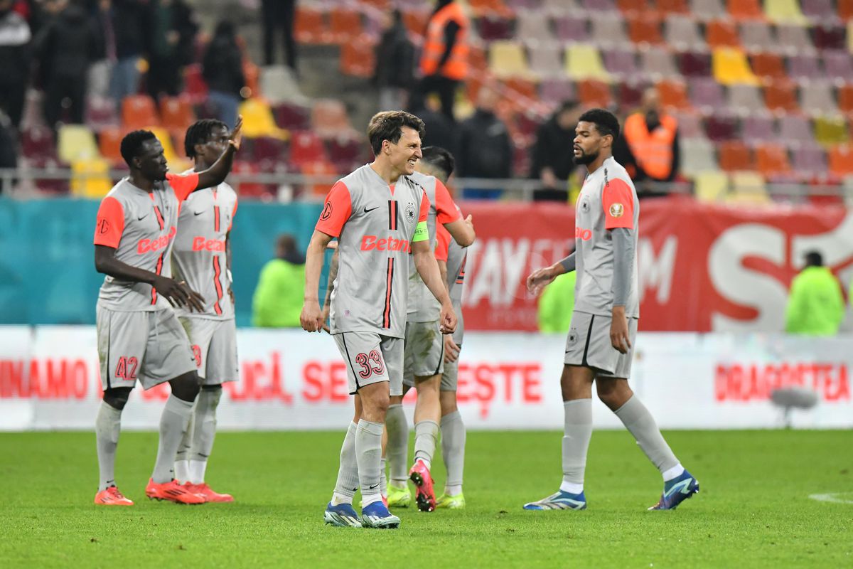 Imagini spectaculoase de la finalul derby-ului Dinamo - FCSB