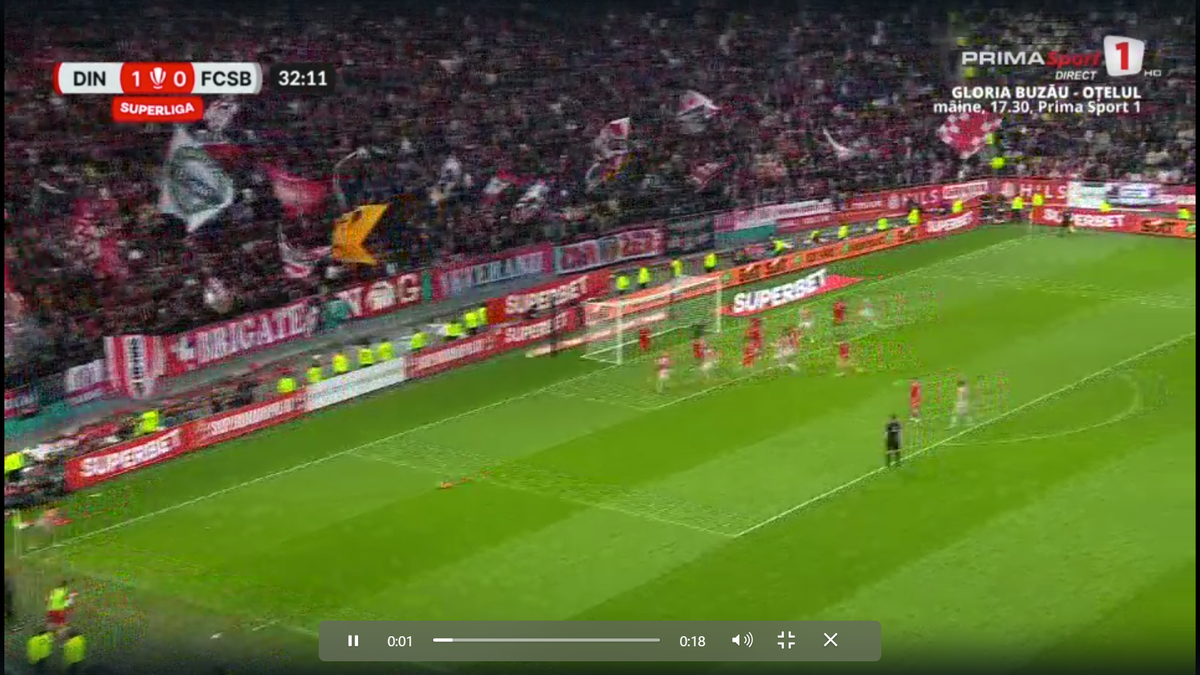 Fază controversată în derby-ul Dinamo - FCSB » Adrian Porumboiu și Marius Avram s-au pus de acord!