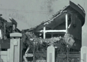 Imagini în premieră difuzate de Televiziunea Română » Cum a fost devastat stadionul Rapid în bombardamentele din 1944!