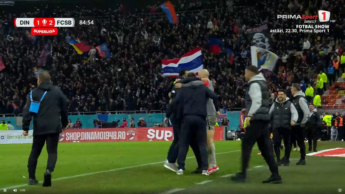 Golul lui Alhassan în Dinamo - FCSB