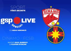 Dinamo - FCSB » „Câinii” nu și-au mai învins rivala de patru ani! Raul Rusescu și Flavius Stoican, invitați la GSP Live Special