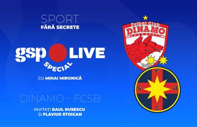 Dinamo - FCSB » „Câinii” nu și-au mai învins rivala de patru ani! Raul Rusescu și Flavius Stoican, invitați la GSP Live Special