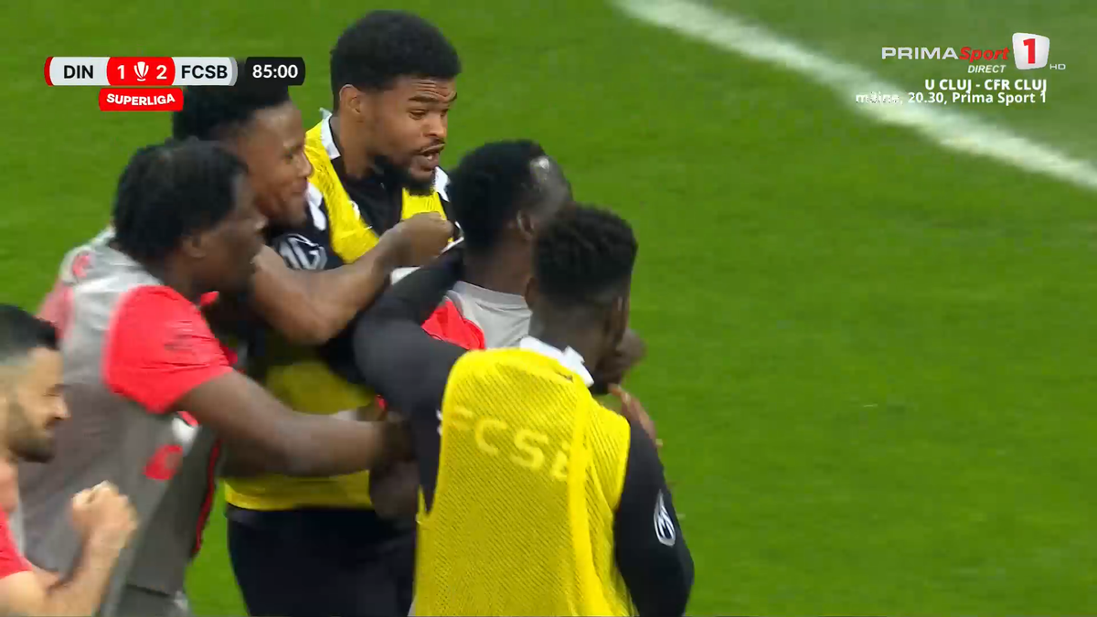 Golul lui Alhassan în Dinamo - FCSB