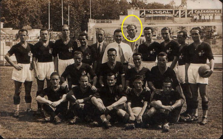 Alfred Schaffer, antrenor la AS Roma, cu care a câștigat titlul în sezonul 1941-1942