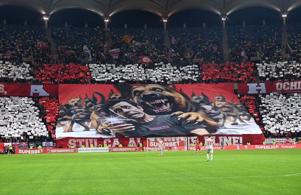 Scenografiile de la Dinamo - FCSB » Mona Lisa într-o peluză, „câini” agresivi în cealaltă
