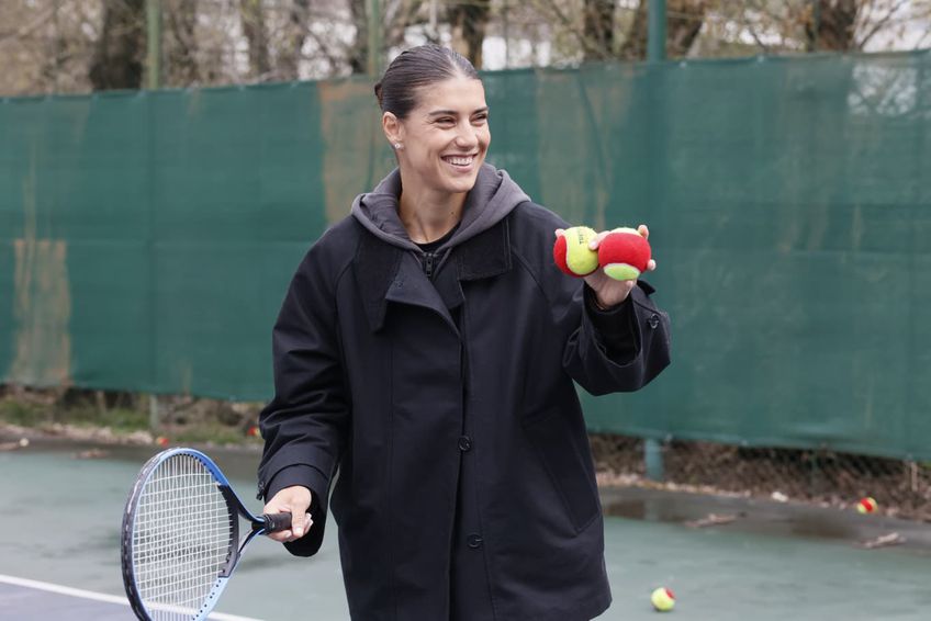 Sorana Cîrstea la Kid's Day de la Țiriac Open 2026 FOTO Cristi Preda