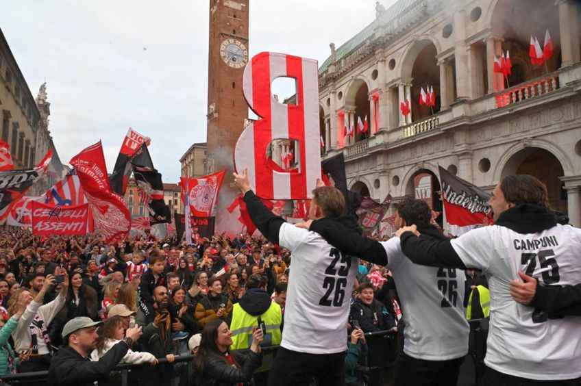 Vicenza a promovat în Serie B