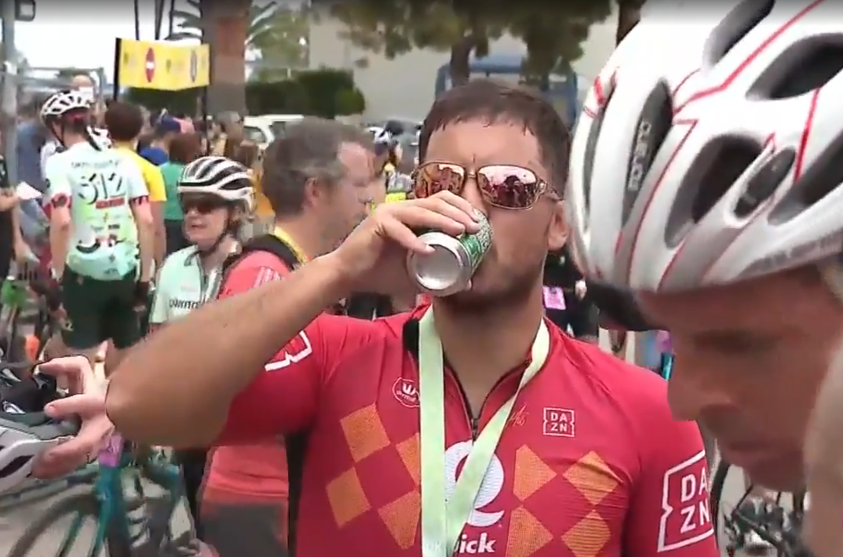 Eden Hazard s-a apucat de ciclism și a oferit imaginile weekendului! A celebrat cu bere imediat după cursă: „Poate ar trebui să mai slăbesc puțin”