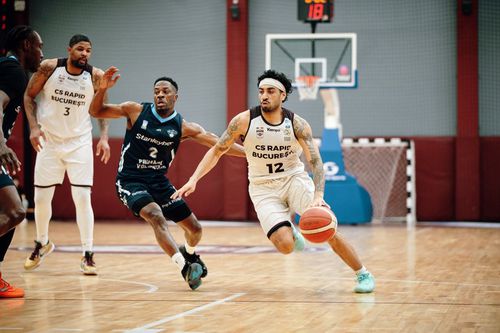 Roman Penn (nr. 12), MVP al etapei a 26-a în Liga Națională/Foto: Facebook (Baschet Rapid)