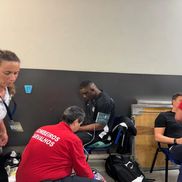 Porto - Sporting, meci handbal, incident înainte de meci / sursa foto: abola.pt