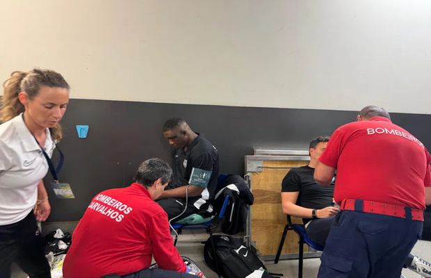 Scandal fără precedent la „clasicul Portugaliei » Au leșinat în vestiar și acuză: „Regretabil și penal! Cerem întâlnirea cu Ministrul Sportului”