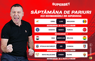 Săptămâna de pariuri a început în SuperSocial