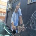 Fanii bosniaci i-au dedicat o pictură murală marelui jucător sârb de tenis Novak Djokovic / Foto: Imago
