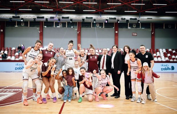 După 28 de ani, Rapid București e din nou în finală! Echipa feminină de baschet luptă pentru titlul cu numărul 10 și pentru event