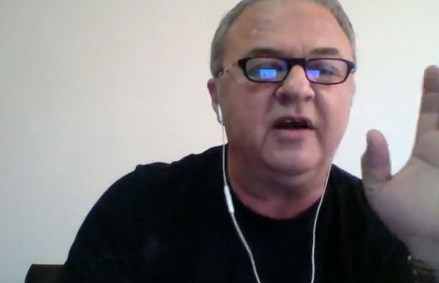 DINAMO. EXCLUSIV VIDEO Răbufnire în direct a fiului conducătorului acuzat că a furat geanta pentru arbitri cu Bordeaux: „Dinu e o coardă, un laș!”