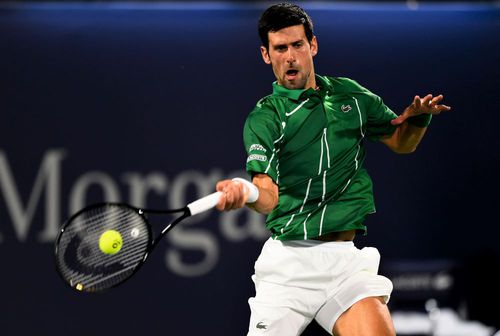 Novak Djokovic la Dubai, cel mai recent turneu câștigat Foto Guliver/GettyImages