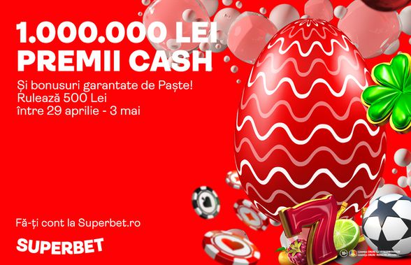 1.000.000 LEI PREMII CASH! Prinde SuperPromoția de Paște!