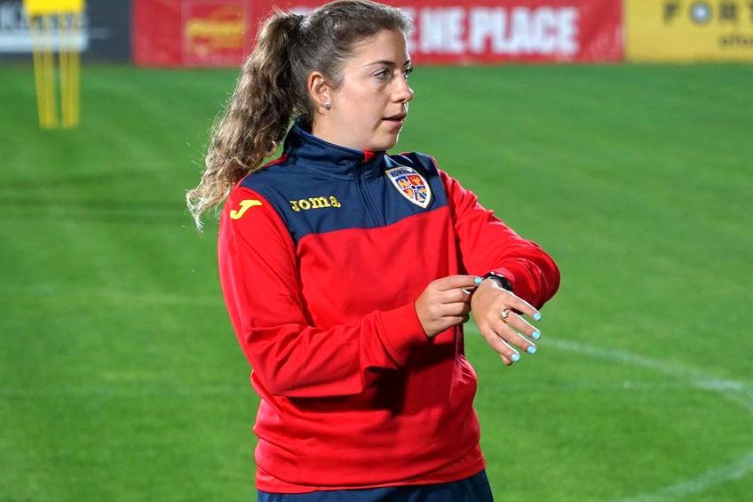 Irina Giurgiu, prima femeie din România care deține licența UEFA Pro. Sursă foto: Facebook