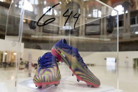 Ghetele purtate de Messi în meciul cu Valladolid
