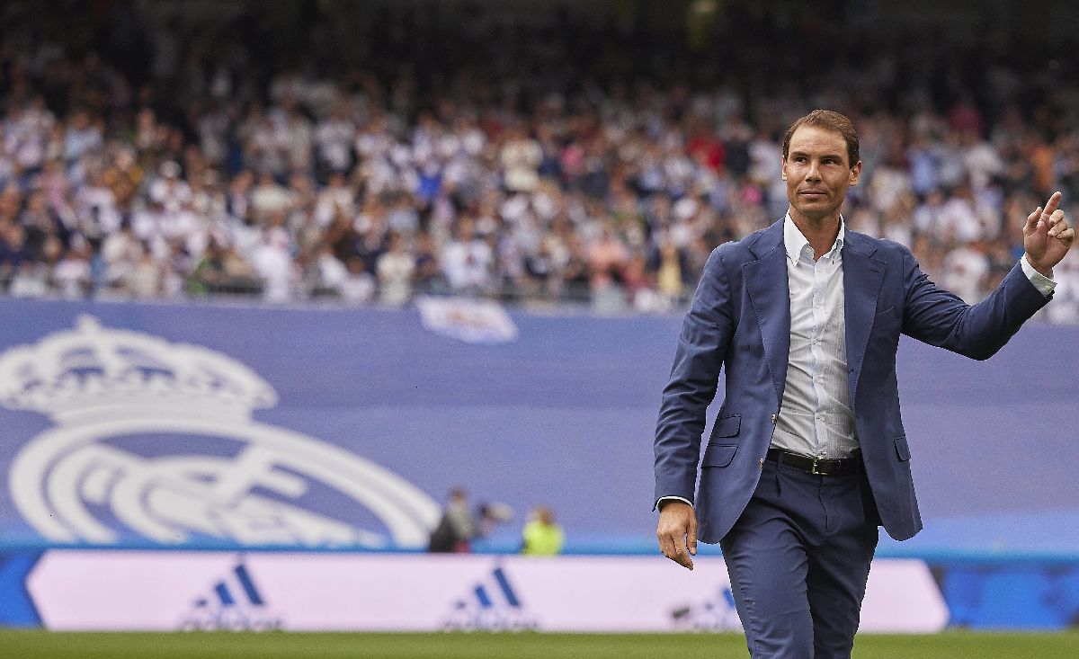 Toate camerele au mers pe Rafael Nadal, după ce Bellingham i-a dat lovitura decisivă Barcelonei » Imagini spectaculoase surprinse în loja de pe „Bernabeu”