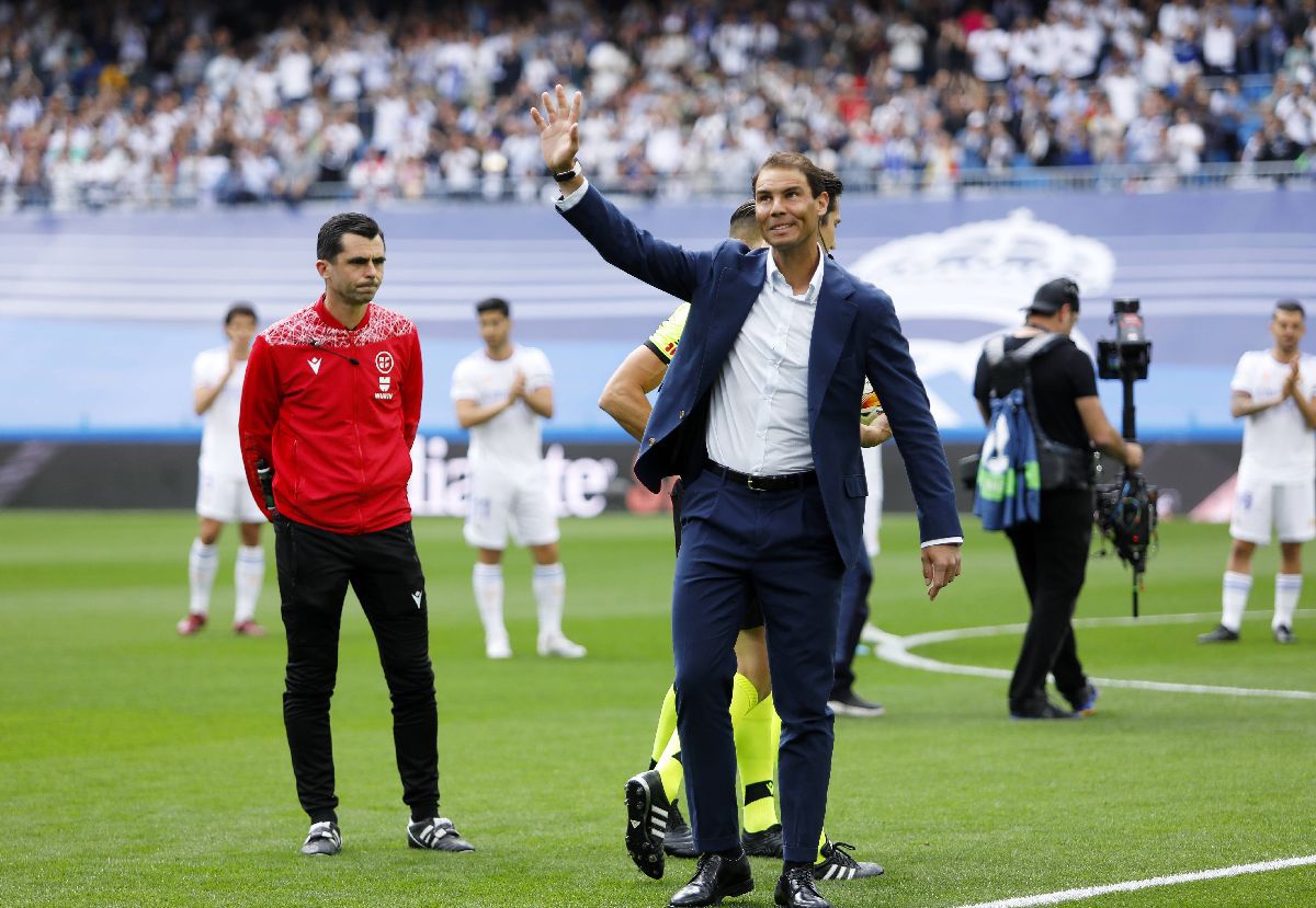 Toate camerele au mers pe Rafael Nadal, după ce Bellingham i-a dat lovitura decisivă Barcelonei » Imagini spectaculoase surprinse în loja de pe „Bernabeu”