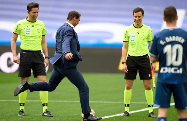 Regii Spaniei » Rafael Nadal a făcut spectacol pe „Bernabeu”, în ziua în care Real Madrid a câștigat titlul în La Liga