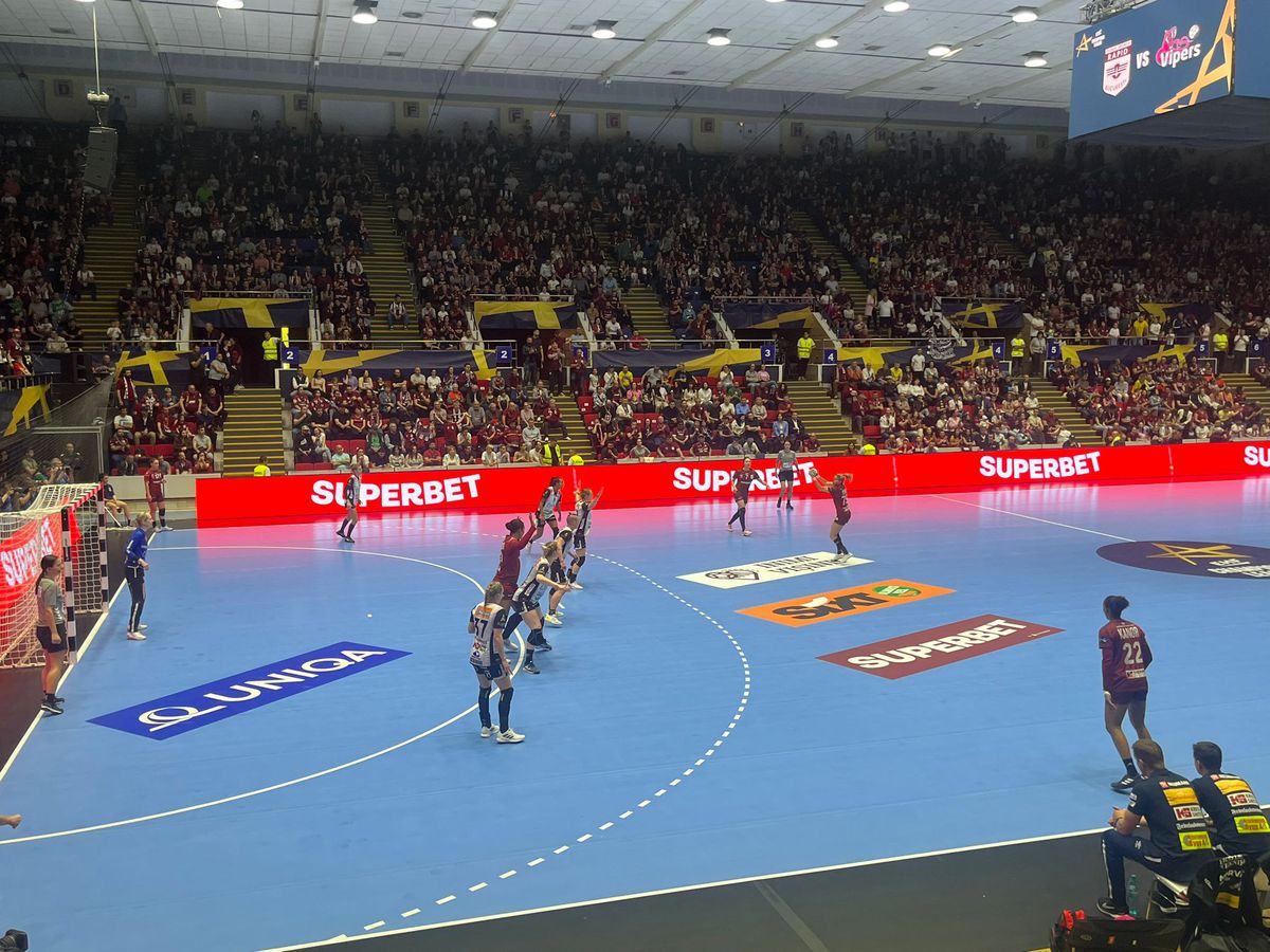 Rapid - Vipers, meciul tur din sferturile Ligii Campionilor la handbal feminin