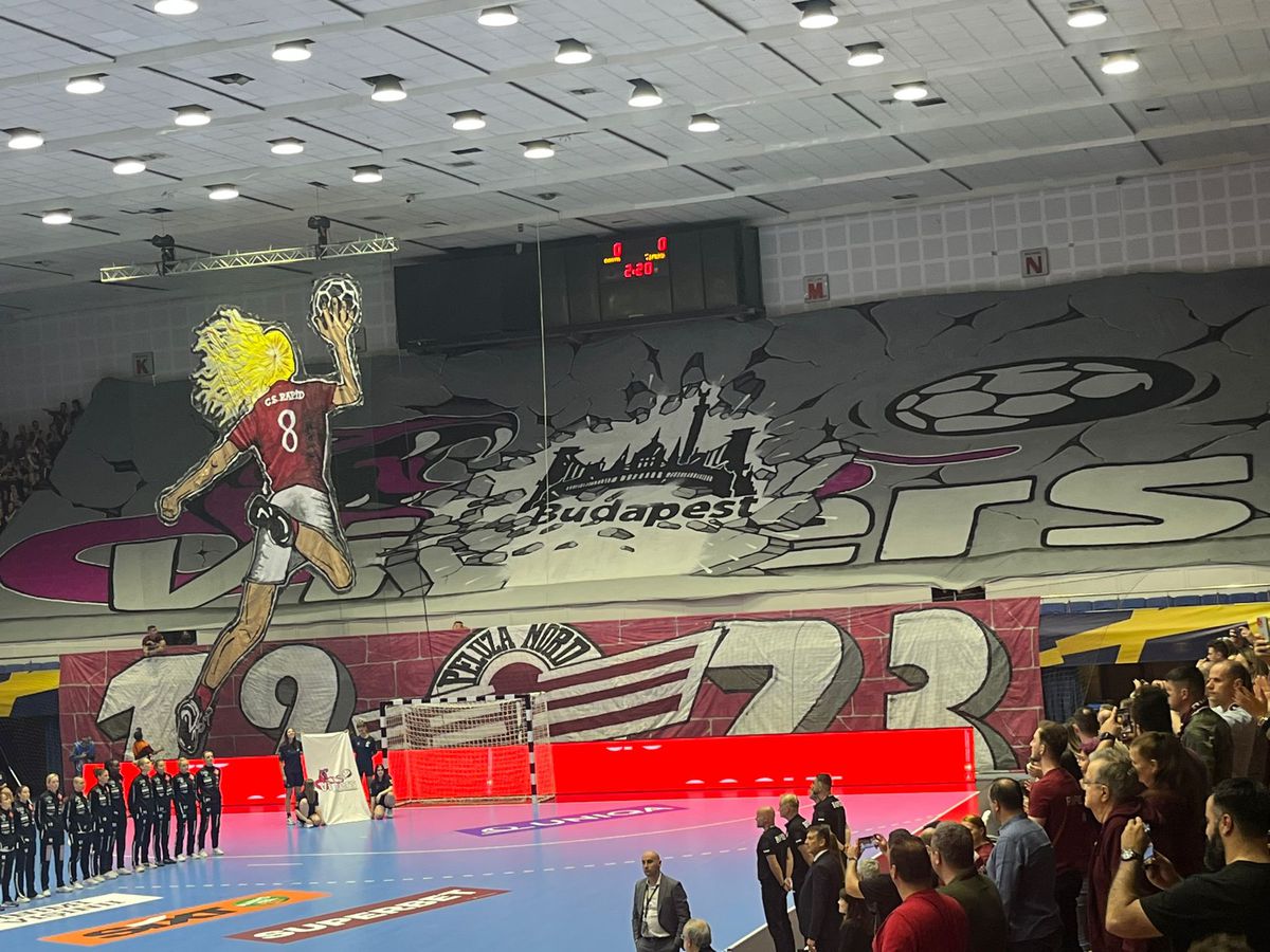 Rapid - Vipers, meciul tur din sferturile Ligii Campionilor la handbal feminin