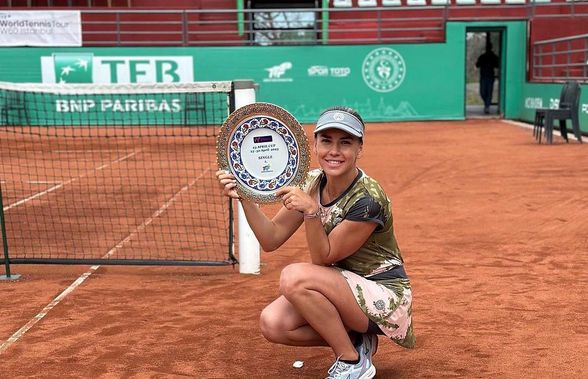 Un titlu încurajator! » Irina Bara a câștigat trofeul de la Istanbul, turneu cu premii de 60.000 de dolari