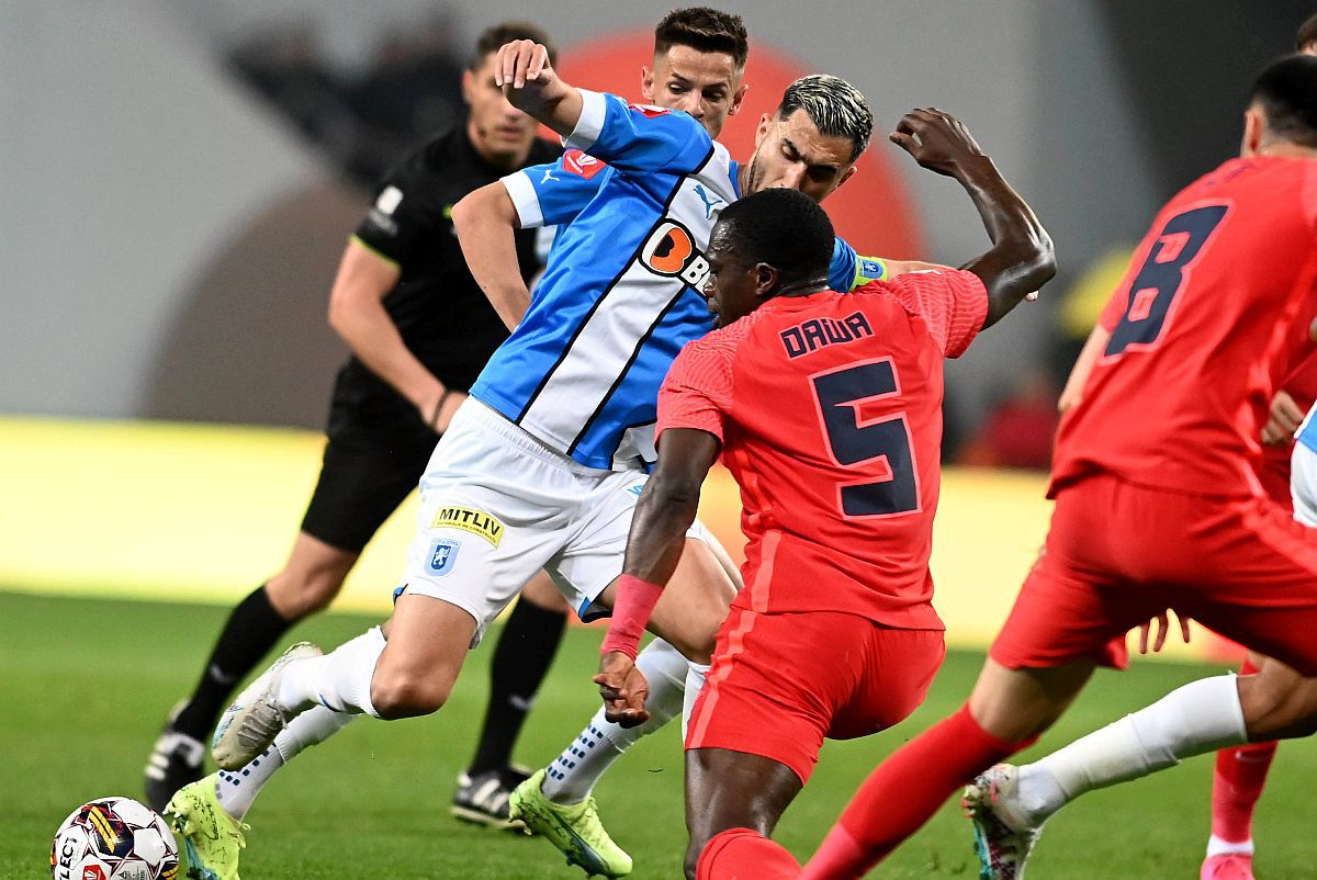 Universitatea Craiova - FCSB 1-2. Unul briliant, celălalt penibil! » Târnovanu și Ivan o aduc pe FCSB la 3 puncte de lider. Clasamentul actualizat