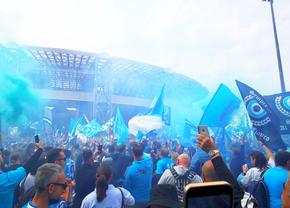Napoli - Salernitana 1-0 » Trupa lui Spalletti e la un pas de titlu în Serie A! Imagini spectaculoase din oraș