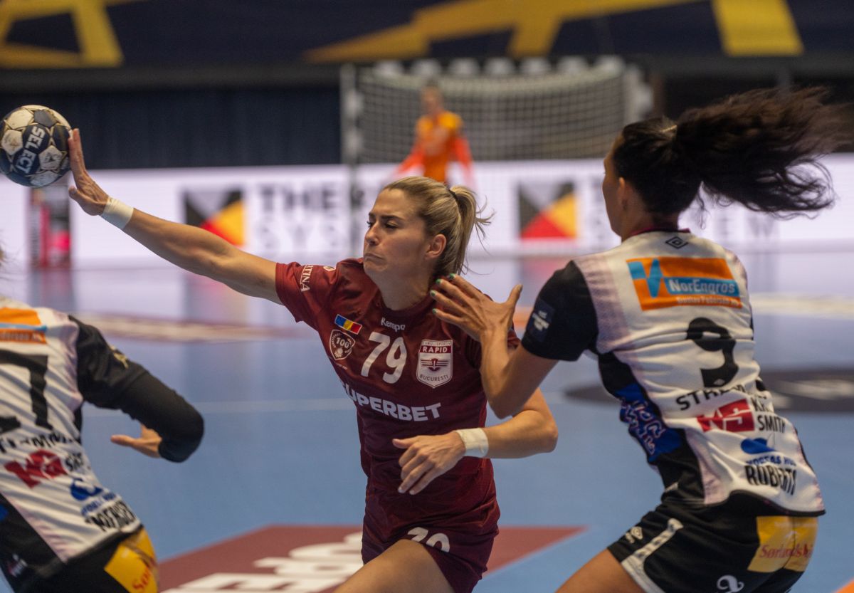 Rapid - Vipers, meciul tur din sferturile Ligii Campionilor la handbal feminin
