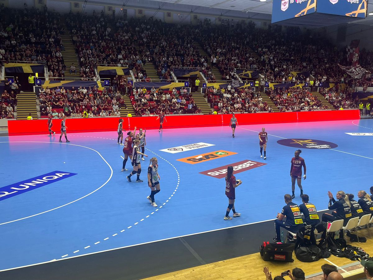 Rapid - Vipers, meciul tur din sferturile Ligii Campionilor la handbal feminin