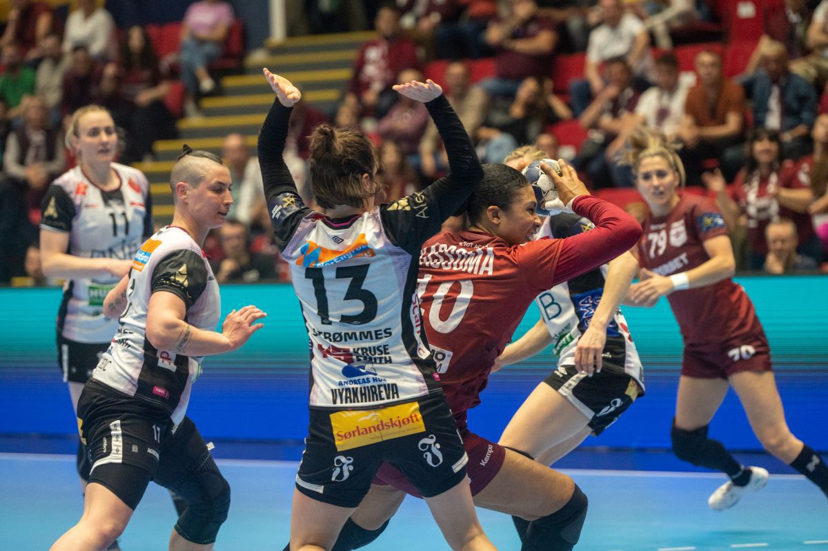 Rapid - Vipers, meciul tur din sferturile Ligii Campionilor la handbal feminin