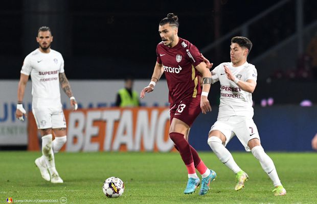 Rapid – CFR Cluj, meciul zilei de luni se joacă și în Betano Master