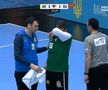 Țărâță, eliminat în Ucraina - România la handbal masculin / FOTO: Capturi @Pro Arena