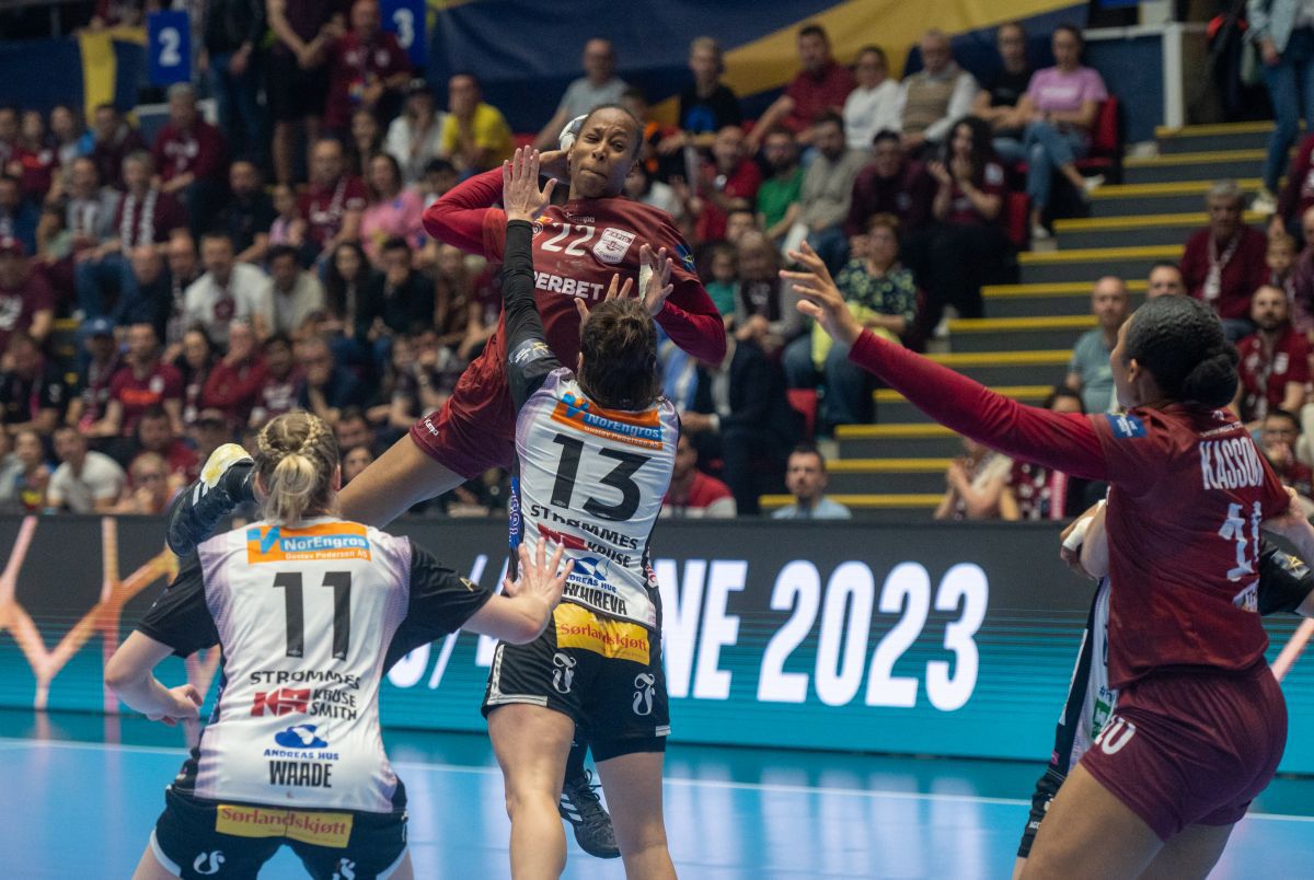 Rapid - Vipers, meciul tur din sferturile Ligii Campionilor la handbal feminin