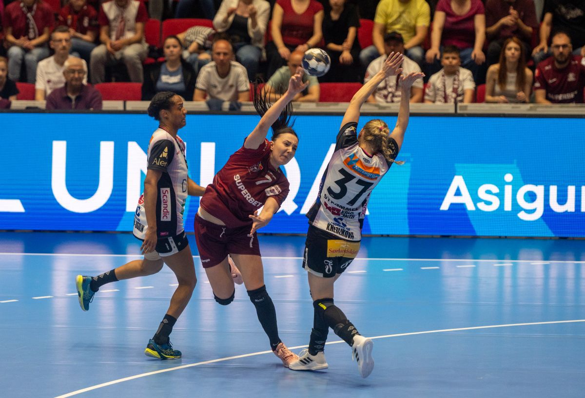 Rapid - Vipers, meciul tur din sferturile Ligii Campionilor la handbal feminin