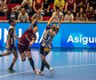 Eliza Buceschi în Rapid - Vipers, meciul tur din sferturile Ligii Campionilor la handbal feminin (foto: Raed Krishan/GSP)