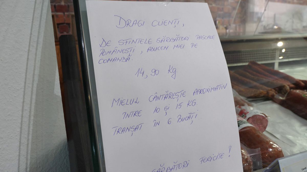 În Würzburg există un magazin românesc cu produse tradiționale din țară » Cât poate să coste un kilogram de carne de miel pentru Paști